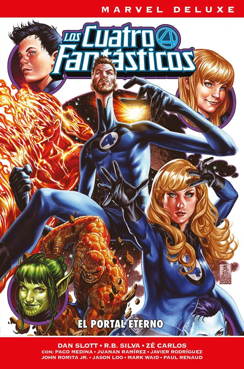 Los 4 Fantasticos De Dan Slott (marvel Deluxe)