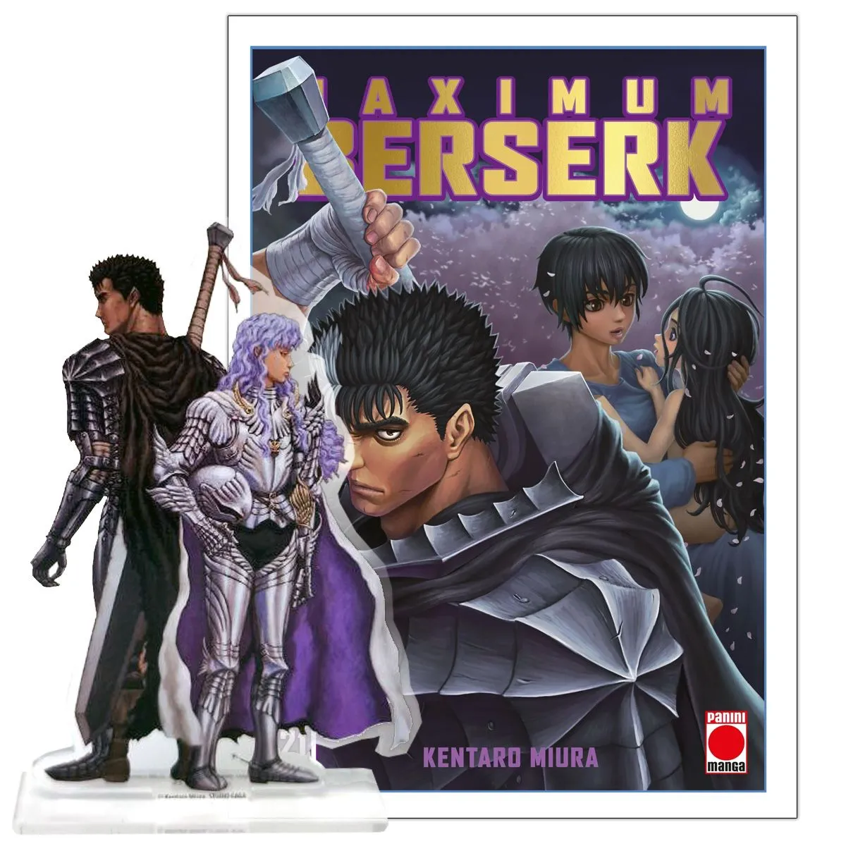 Berserk Maximum vol. 21 (Portada dorada + figura)