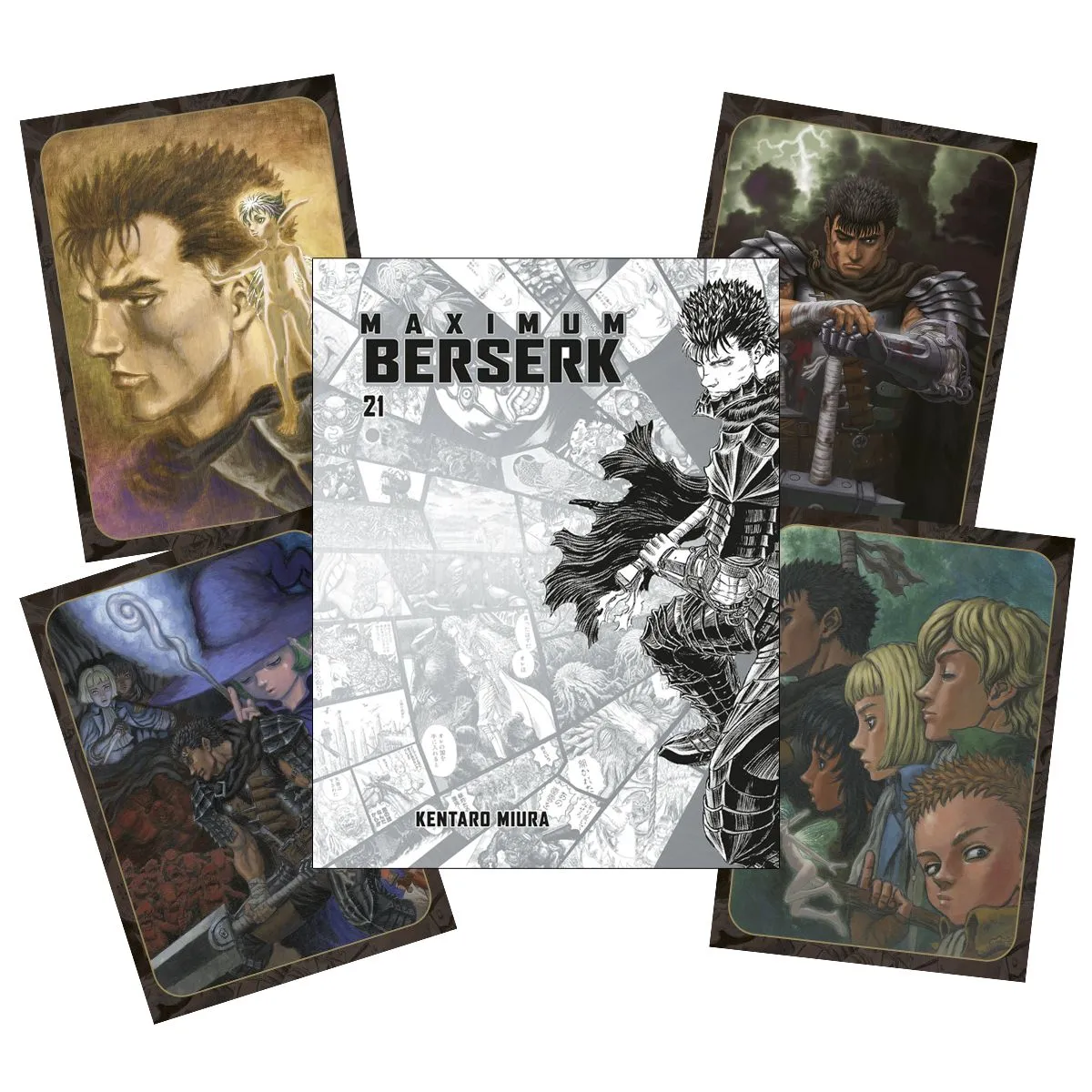 Berserk Maximum vol. 21 (Portada alternativa + 4 postales)