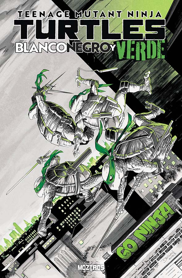 Teenage Mutant Ninja Turtles: Blanco Negro Y Verde